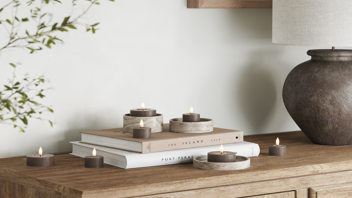 LED-Teelichter mit naturgetreuer LED-Flamme