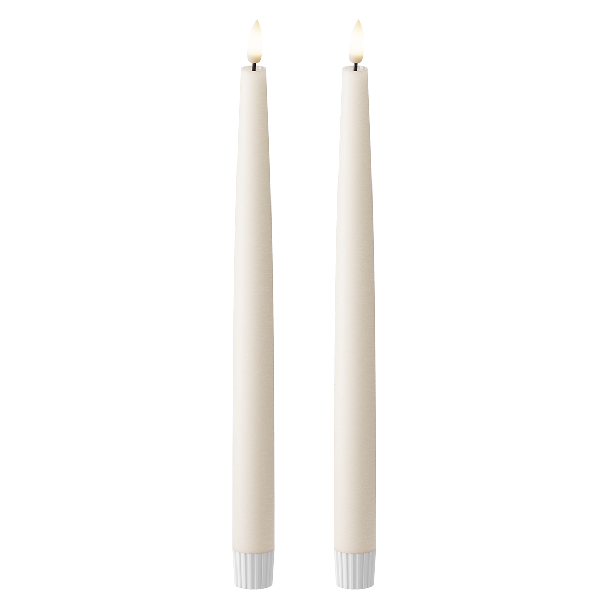LED Crown valgusti 2 tk, Ø 2,2 x 29 cm Ivory