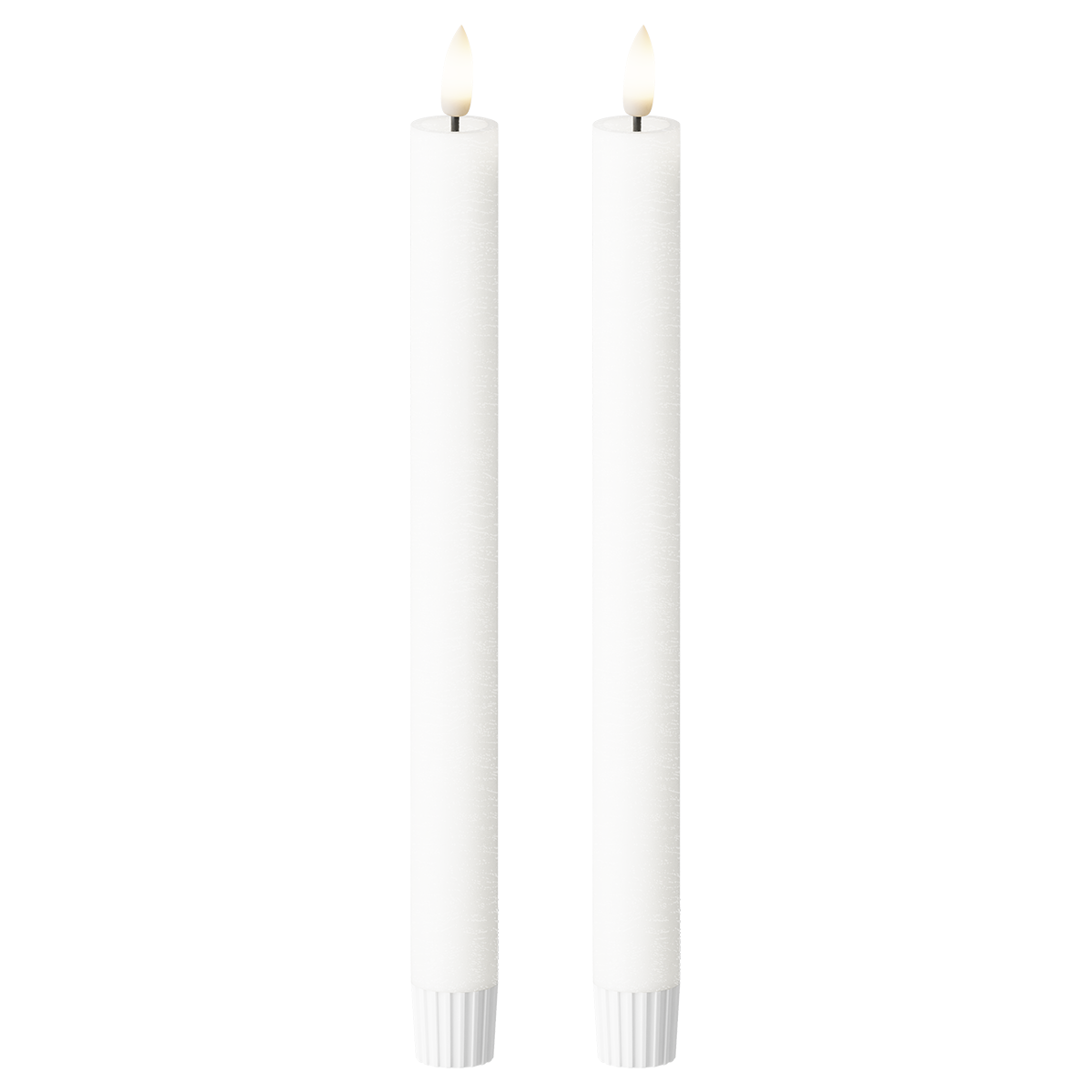 Korunka LED 2 ks, Ø 2,2 x 24,5 cm Bílá