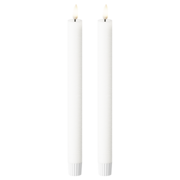 Korunka LED 2 ks, Ø 2,2 x 24,5 cm Bílá