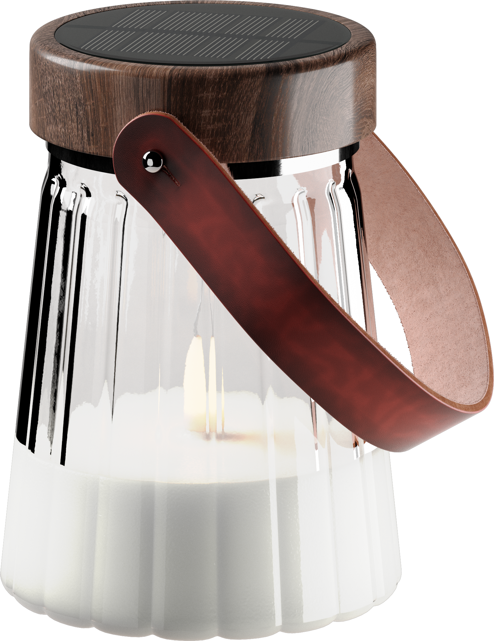 Deluxe Homeart LED Glas Lanterne 13cm LED lanterner 4