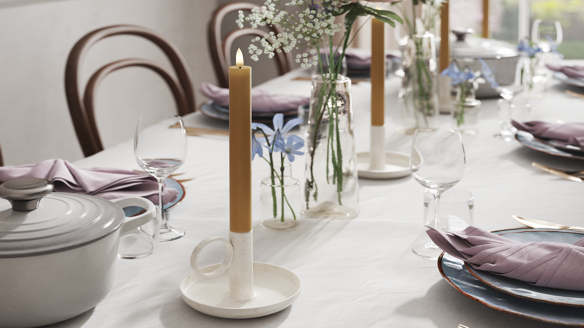 Naturlig tro LED Kronelys med Wetlook ™ Design