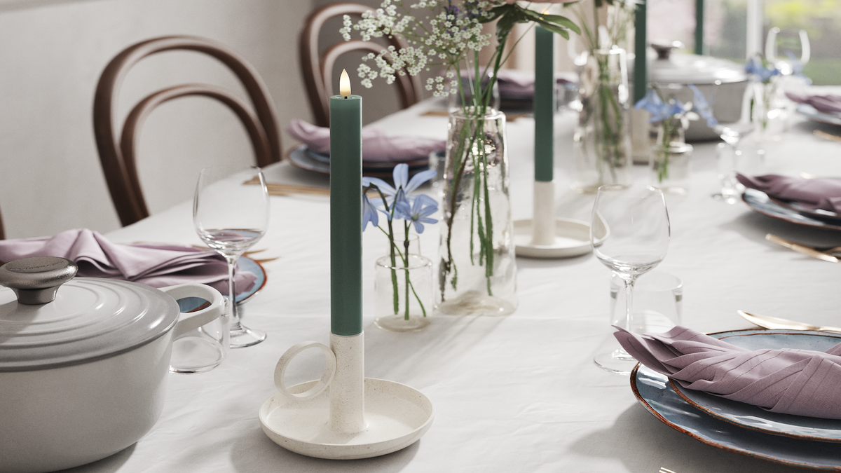 Naturlig tro LED Kronljus Med WetLook ™ -design