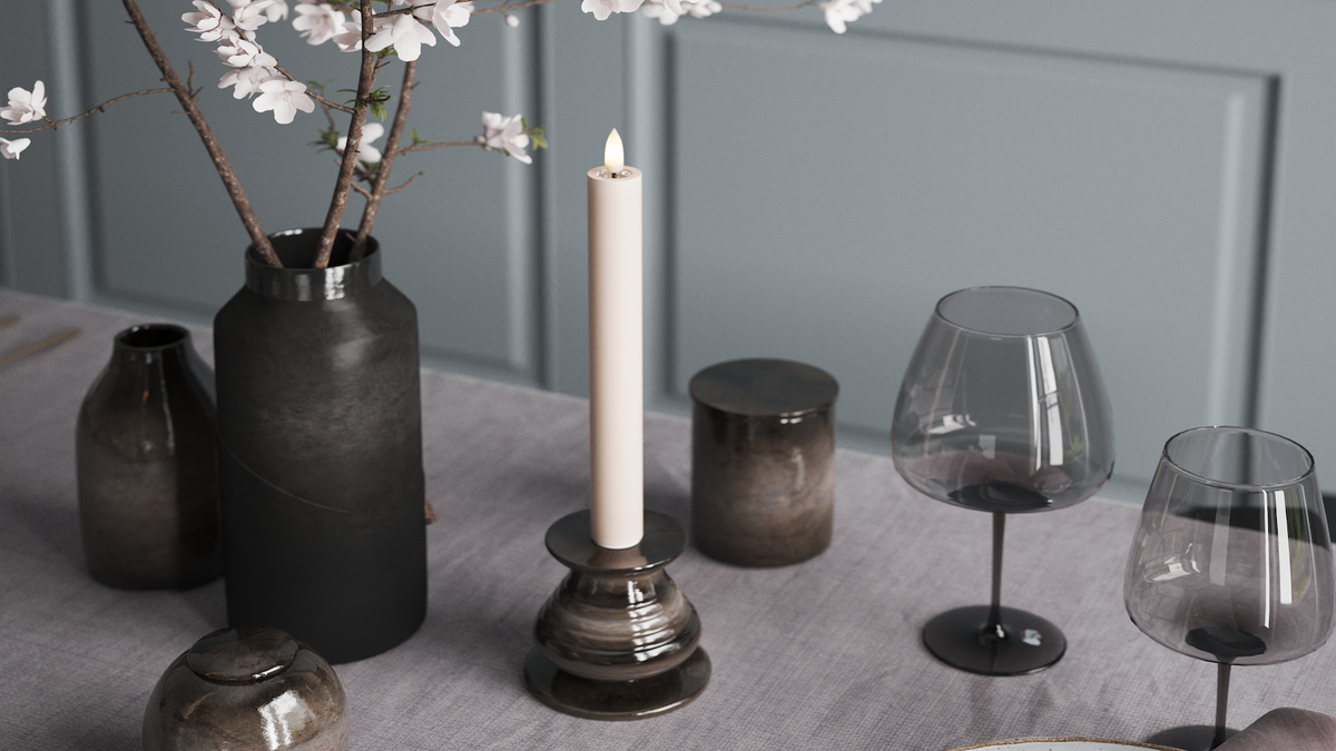 LED-Stabkerzen mit naturgetreuer LED-Flamme