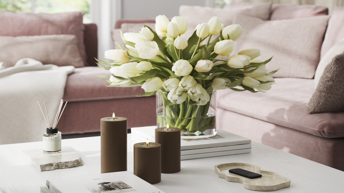 Naturlig tro LED Blokker lys med Wetlook ™ Design