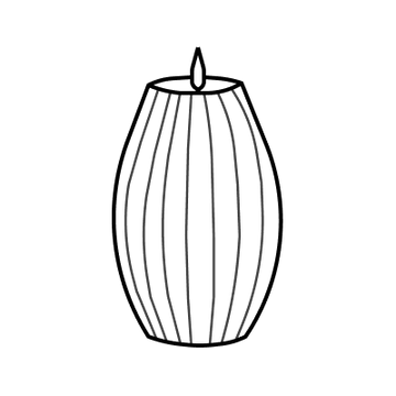 Deluxe Homeart LED rillelys tegning