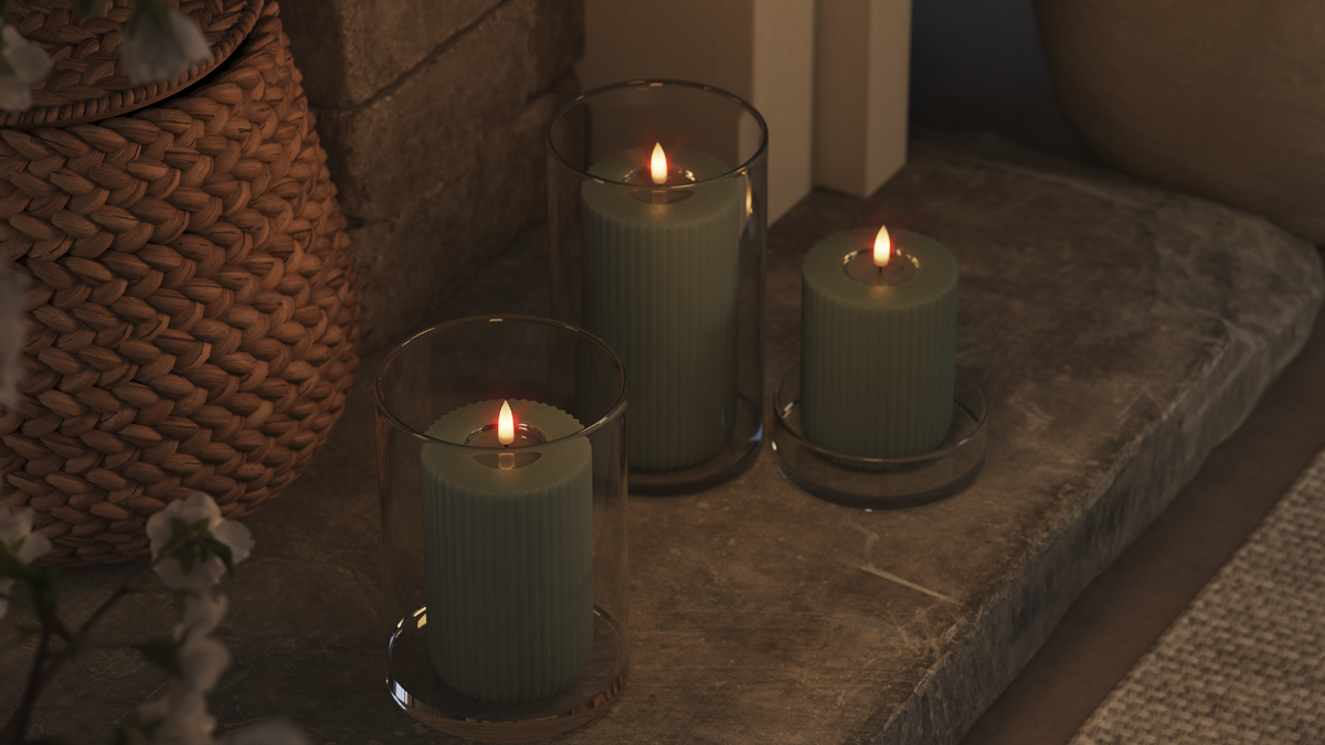 LED Shape mit naturgetreuer LED-Flamme
